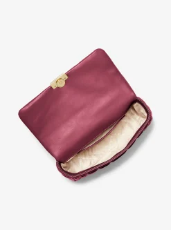 Mala de ombro em pele acolchoada Tribeca grande | Michael Kors [PT]