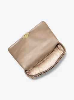 Mala de ombro em pele acolchoada Tribeca grande | Michael Kors [PT]