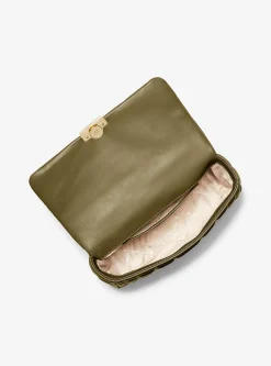 Mala de ombro em pele acolchoada Tribeca grande | Michael Kors [PT]