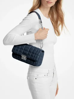 Mala de ombro em pele acolchoada Tribeca grande | Michael Kors [PT]