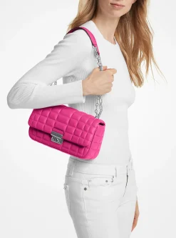Mala de ombro em pele acolchoada Tribeca grande | Michael Kors [PT]