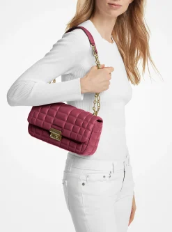 Mala de ombro em pele acolchoada Tribeca grande | Michael Kors [PT]