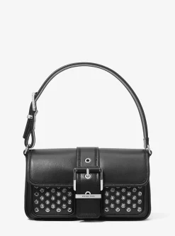 Mala de ombro em pele com ilhós Colby média | Michael Kors [PT]