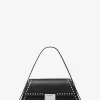Mala de ombro em pele com tachas Ludlow média | Michael Kors [PT]