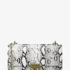 Mala de ombro em pele com motivo de cobra em relevo Tribeca grande | Michael Kors [PT]