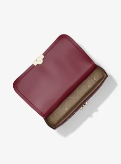 Mala de ombro em pele com motivo de cobra em relevo Tribeca grande | Michael Kors [PT]
