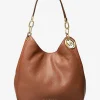 Mala de ombro em pele granulada Lillie grande | Michael Kors [PT]
