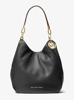 Mala de ombro em pele granulada Lillie grande | Michael Kors [PT]