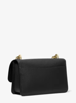 Mala de ombro em pele granulada convertível Claire grande | Michael Kors [PT]