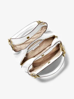 Mala de ombro em pele granulada Lillie grande | Michael Kors [PT]