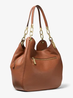 Mala de ombro em pele granulada Lillie grande | Michael Kors [PT]