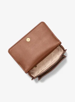 Mala de ombro em pele granulada convertível Claire grande | Michael Kors [PT]