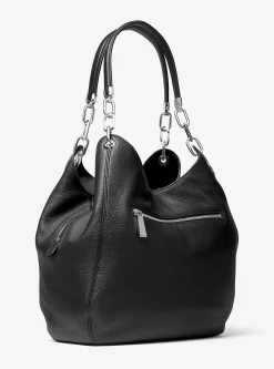 Mala de ombro em pele granulada Lillie grande | Michael Kors [PT]