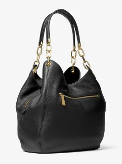 Mala de ombro em pele granulada Lillie grande | Michael Kors [PT]