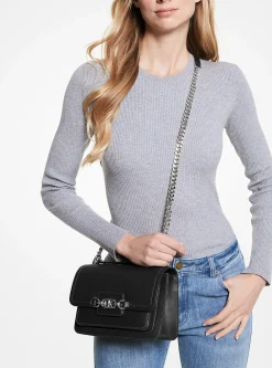 Mala de ombro em pele Heather grande | Michael Kors [PT]