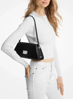 Mala de ombro em pele Ludlow média | Michael Kors [PT]