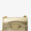 Mala de ombro em pele metalizada Heather grande | Michael Kors [PT]