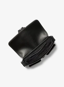 Mala de ombro em pelo de bezerro com estampado de zebra Colby média | Michael Kors [PT]