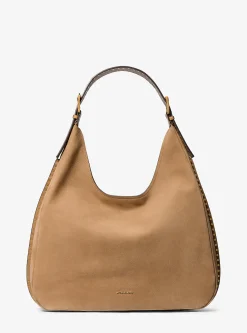 Mala de ombro hobo em nobuck Nolita grande | Michael Kors [PT]