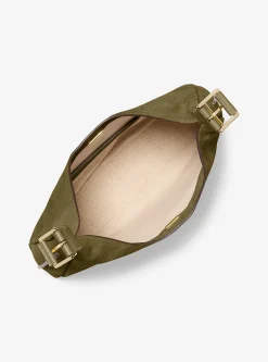 Mala de ombro hobo em nobuck Nolita grande | Michael Kors [PT]