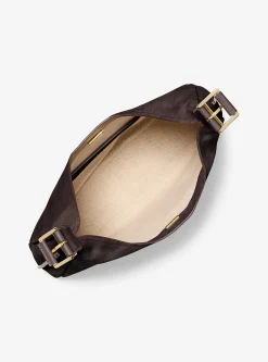 Mala de ombro hobo em nobuck Nolita grande | Michael Kors [PT]