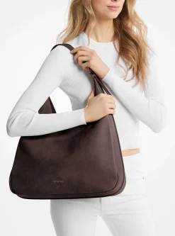 Mala de ombro hobo em nobuck Nolita grande | Michael Kors [PT]