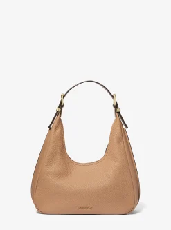 Mala de ombro hobo em pele granulada Nolita pequena | Michael Kors [PT]