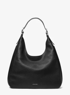 Mala de ombro hobo em pele granulada Nolita grande | Michael Kors [PT]