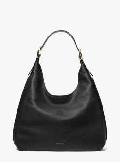 Mala de ombro hobo em pele granulada Nolita grande | Michael Kors [PT]