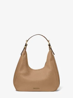 Mala de ombro hobo em pele granulada Nolita pequena | Michael Kors [PT]