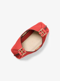 Mala de ombro hobo em pele granulada Nolita pequena | Michael Kors [PT]