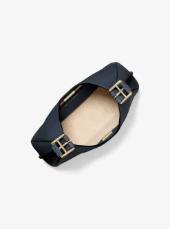 Mala de ombro hobo em pele granulada Nolita pequena | Michael Kors [PT]