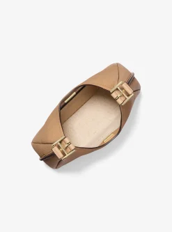 Mala de ombro hobo em pele granulada Nolita pequena | Michael Kors [PT]