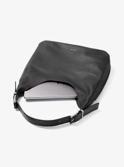 Mala de ombro hobo em pele granulada Nolita grande | Michael Kors [PT]