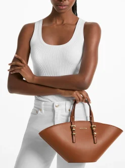 Mala fan tote em pele Isa pequena | Michael Kors [PT]