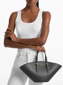 Mala fan tote em pele Isa pequena | Michael Kors [PT]