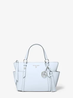 Mala tote com fecho de correr superior em couro saffiano Sullivan pequena | Michael Kors [PT]