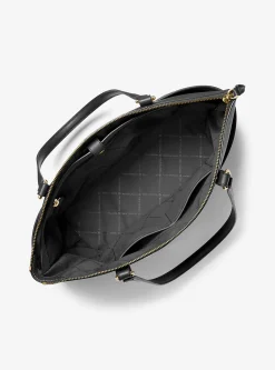 Mala tote com fecho de correr superior em couro saffiano Sullivan grande | Michael Kors [PT]