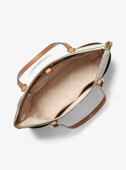 Mala tote com fecho de correr superior com logótipo Sullivan grande | Michael Kors [PT]