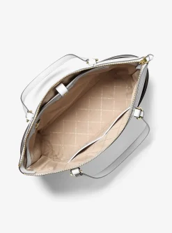 Mala tote com fecho de correr superior em couro saffiano Sullivan grande | Michael Kors [PT]