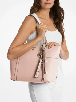 Mala tote com fecho de correr superior em couro saffiano Sullivan grande | Michael Kors [PT]