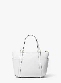Mala tote com fecho de correr superior em couro saffiano Sullivan pequena | Michael Kors [PT]