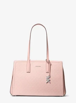 Mala tote com logótipo exclusivo Laila média | Michael Kors [PT]