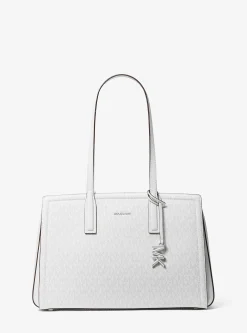 Mala tote com logótipo exclusivo Laila média | Michael Kors [PT]