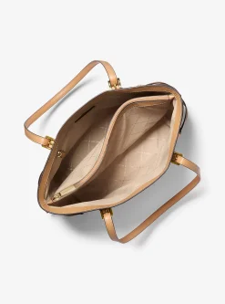 Mala tote com logótipo exclusivo e bloco de cor Voyager grande | Michael Kors [PT]