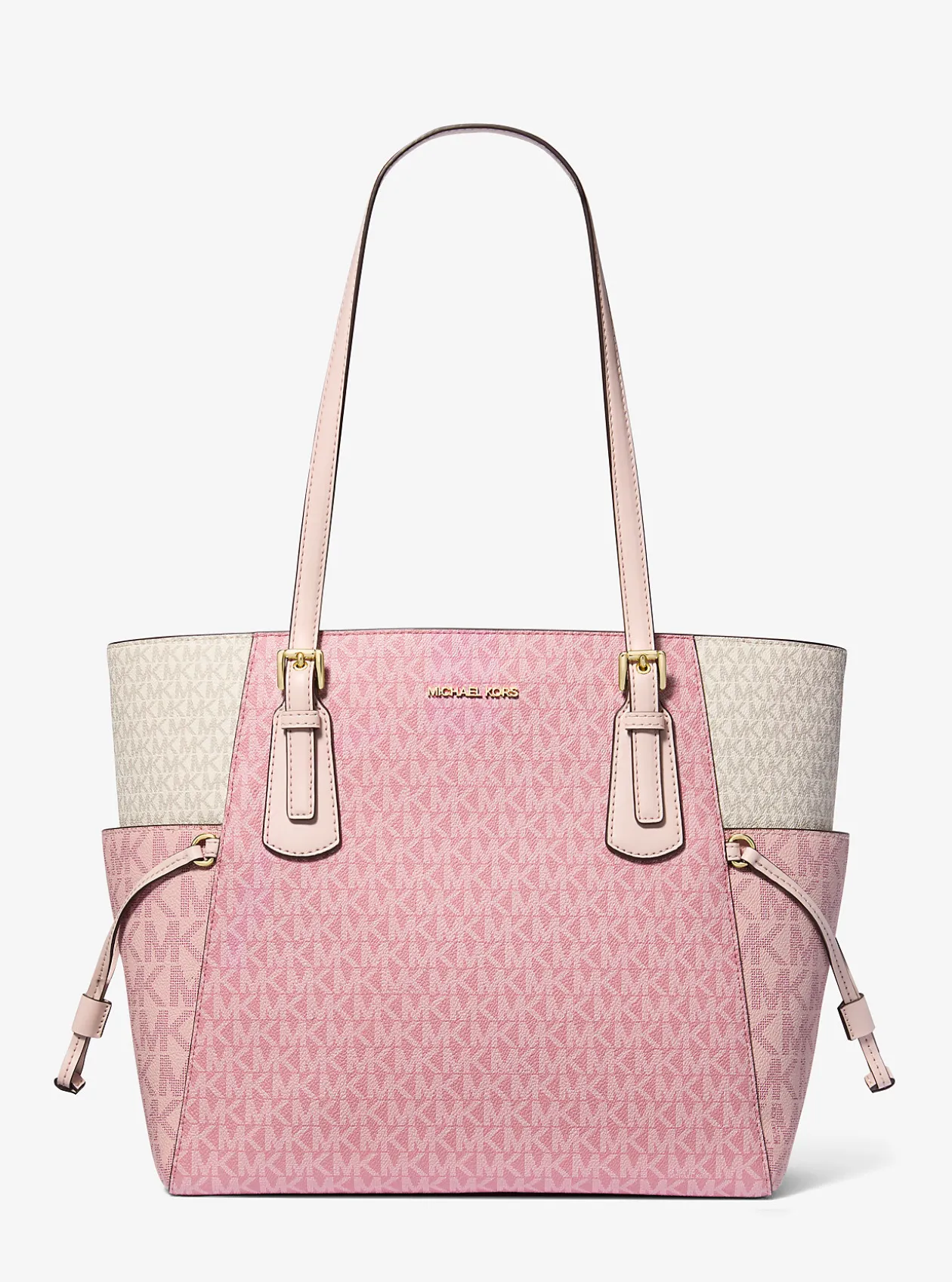 Mala tote com logótipo exclusivo e bloco de cor Voyager grande | Michael Kors [PT]