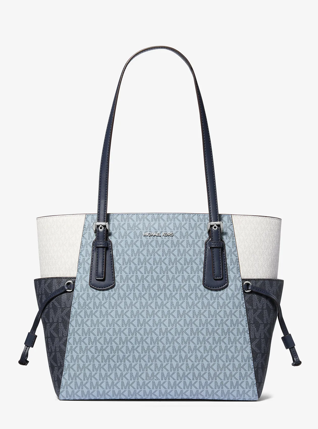 Mala tote com logótipo exclusivo e bloco de cor Voyager grande | Michael Kors [PT]