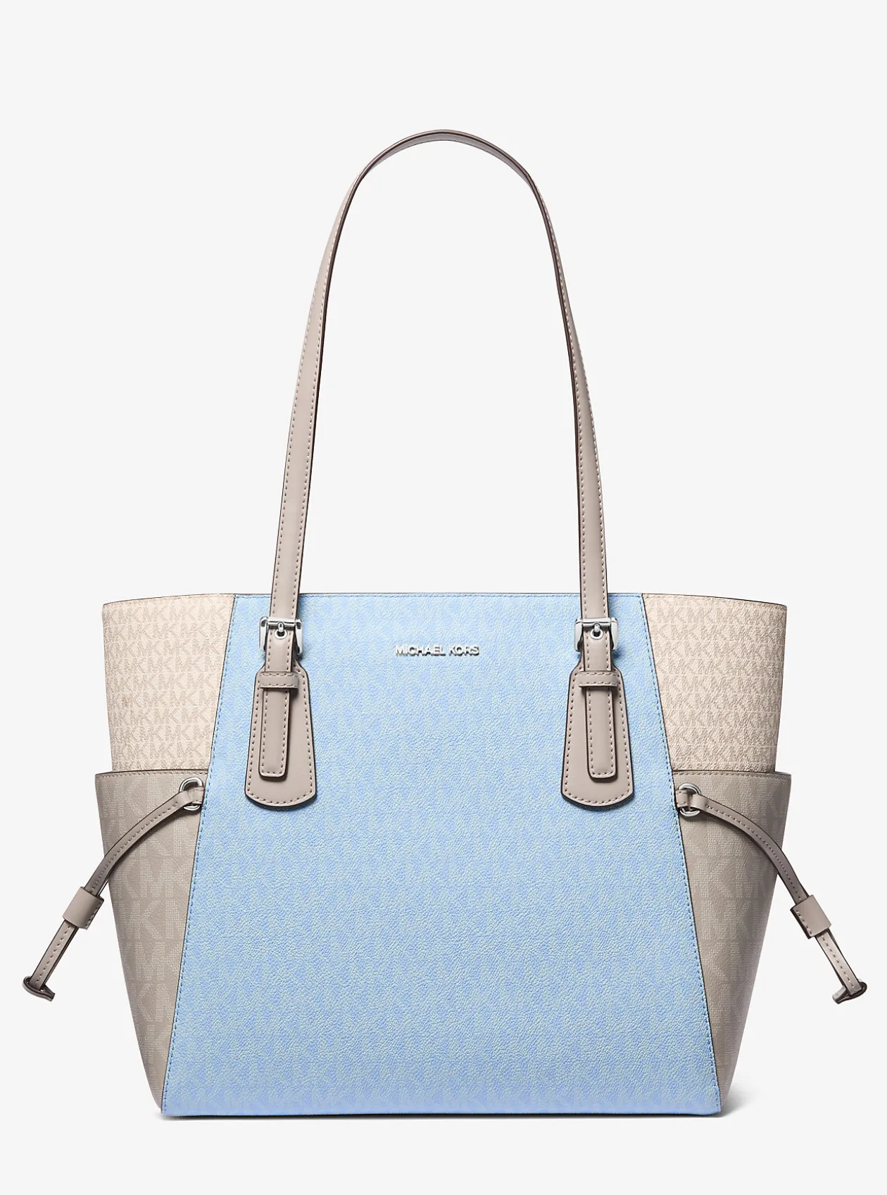 Mala tote com logótipo exclusivo e bloco de cor Voyager grande | Michael Kors [PT]