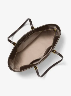 Mala tote com logótipo MK2000 em jacquard Quinn grande | Michael Kors [PT]