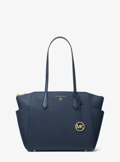 Mala tote de couro saffiano Marilyn média | Michael Kors [PT]